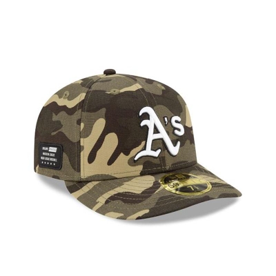 Sapca New Era Oakland Athletics MLB Armed Forces Weekend Low Profile 59FIFTY Fitted - Verzi